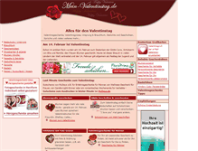 Tablet Screenshot of mein-valentinstag.de